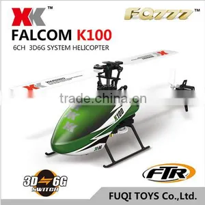 XK K100 Helicopter 6CH 3D6G System Remote Control Toy FTR With Transmitter thumbnail-1
