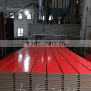 Matt Red Color Melamine Slatwall Panel thumbnail-3