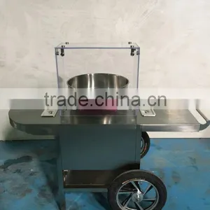 Commercial Customize Stainless Steel Street Cotton Candy Cart For Sale thumbnail-3