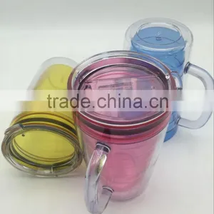 USA Best Seller Red 500ml BPA Free Double Wall With 20oz Tumbler Lid thumbnail-1