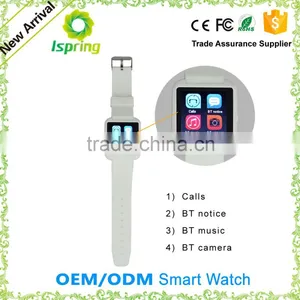 M26 Stylish Bluetooth Touch Screen Smart Wrist Watch Bracelet Bluetooth Smat Watch Black thumbnail-1