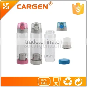 Wholesale Transparent Plastic Tea Strainer Water Bottle thumbnail-3