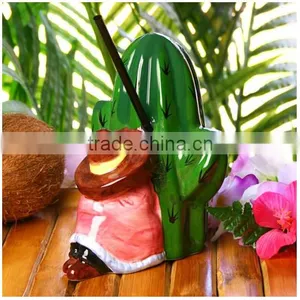 Ceramic Mexican Siesta Cactus Cocktail Cup thumbnail-1