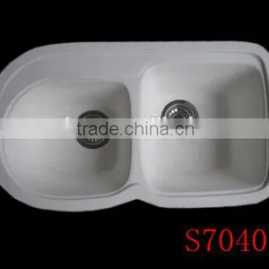 Factory Directly Modified Acrylic Solid Surface Kitchen Sink ,double Bowl Kitchen Sink thumbnail-2