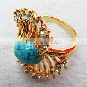 2013 Hot Golden Rings,Ladies Ring New Design,Fashion Jewelry thumbnail-1