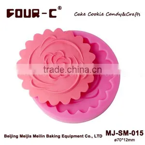 Silicone Sugarpaste Mold Cup Cake Top Decor Mould thumbnail-1