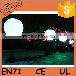 1m Inflatable Lighting Halogen Balloon With Tripod for Decoration thumbnail-4