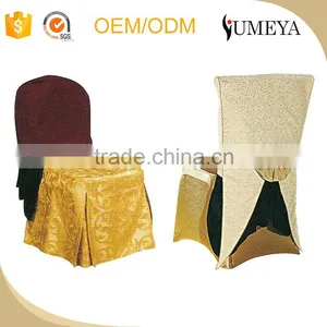 Cheap Lace Universal Wedding Chair Covers and Satin Chair Cover thumbnail-4