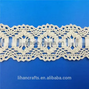 H0060 Elegant Lace Ribbon, 100% Cotton Lace ,Crocheted Lace thumbnail-1