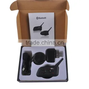 2016 New V4 Shenzhen Price Walkie Talkie Wireless Earpiece Ejeas for Motorcycle and Bicycle Helmet With FM thumbnail-4