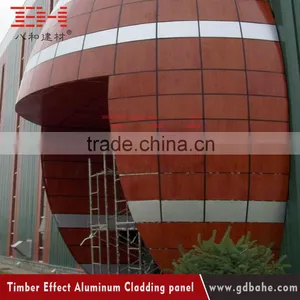 Advantage Price Wood Grain Aluminium Cladding Exterior Wall Cladding Tiles Price thumbnail-5