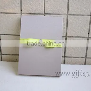 Custom Handmade Luxury Wedding Invitation Box With Ribbon thumbnail-3