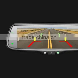 Wholesale Full Screen Rear View Mirror With Mirror Link and Car Reversing Camera thumbnail-1