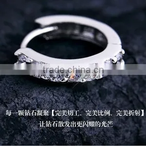 925 Sterling Silver Mini Zircon Paving Setting Earrings for Women thumbnail-4