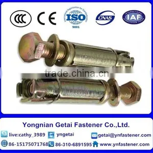 Concrete Bolts Fixing Anchors, Yellow Zinc Plated Wedge Anchors With Good Quality thumbnail-4