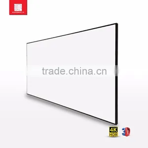 Home Theater 150 Inch 16:9 Fixed Frame Projector Screen HD Grey Screen Projector thumbnail-6