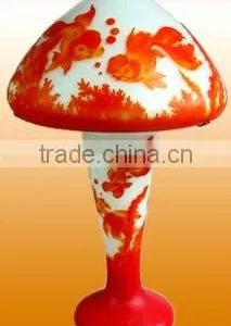 64CM INDIAN GLASS LAMP thumbnail-1