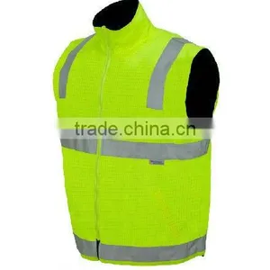 Hi-vis Waterproof Workwear Reflective Safety Jacket With Pockets and Zip thumbnail-1