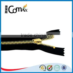 5# Brass Y Teeth Custom Gold Metal Zipper For Bags/Garment thumbnail-4