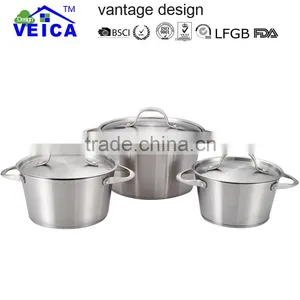 6pcs Stainless Steel Induction Casserole Set thumbnail-1