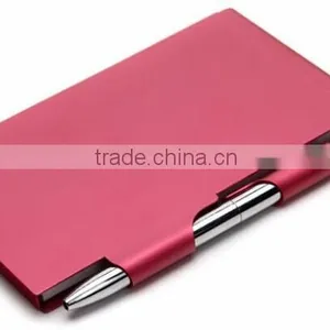 Christmas Gift Mini Notepad With Pen, Small Notepad With Pen, Metal Notepad With Pen thumbnail-5