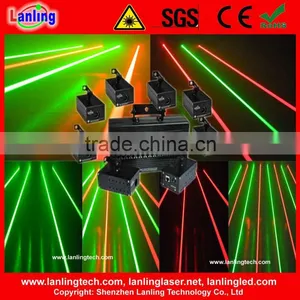 Professional Laser Curtain 8-head Mobile DJ Lighting Show System Projector Equipment thumbnail-1