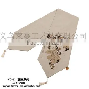 Small Order Accept Digital Printed Linen Fabric Custom Placemat thumbnail-2