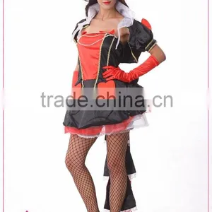 Wholesale Sexy Red Queen Cosplay Costume Sexy Halloween Costumes Queen of Hearts Costume thumbnail-2