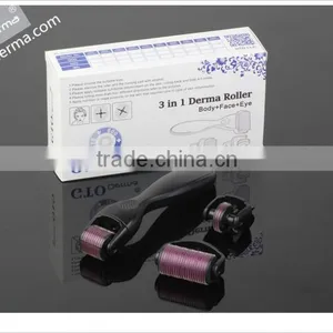 Titanium 3 in 1 Derma Roller for Face Dermaroller Manufacturer Price thumbnail-4