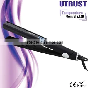 Ceramic Lcd 2 in 1 Anion Straight Comb Anion Portable Hair Straightener thumbnail-1