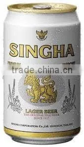 Singha Thai Lager Beer 330ml. thumbnail-2