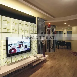 High Quality Polyurethane Moulding 402005 Office Decorating Ideas of PVC 3D Wall Panel thumbnail-5