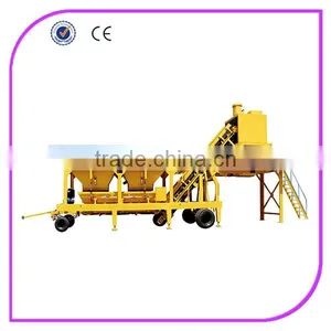 YHZS50 Low Cost Mobile Concrete Batching Plant for Sale thumbnail-1
