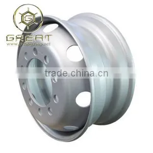 Truck Tubeless Wheel Rim and China Design of Chrome Tubeless Rim thumbnail-4