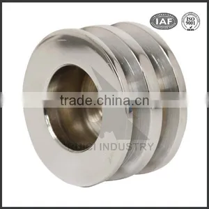 OEM Casting Service Large Stainless Steel Metal Wire Rope Pulley Wheel thumbnail-1