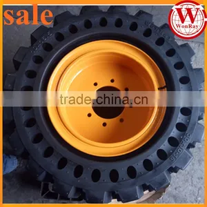 Low Price Jlg Tire Skid Steer 12-16.5 Tires Assembly for Metal Scrap Yard thumbnail-1