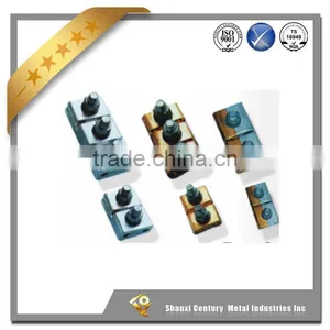 Professional Foundry Forged Casting Overhead Power Line Fitting Copper Aluminium Parallel Groove Clamp thumbnail-1
