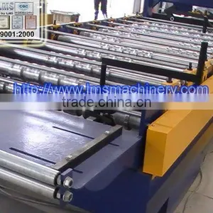 LMS Durable Quality Galvanized Trapezoidal Wall Panel Cold Roll Forming Machine thumbnail-3