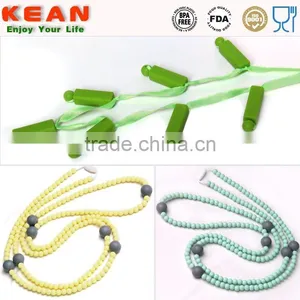 Silicone Teething Jewelry Necklaces Have a Breakaway Clasp Silicone Bead Teething thumbnail-3