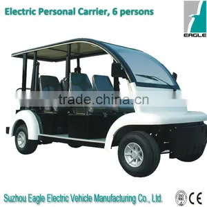 Low Speed 6 Seats Electric People Mover Car, CE Approved thumbnail-1