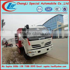 Dongfeng Low Flat Truck,flat Bed Truck,flat Bed Recovery Truck thumbnail-1