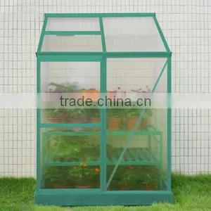 Low Cost Halls Popular Lean-to Plastic Cover Mini Indoor Greenhouse for Tomato Flower for Sale HX64312 thumbnail-2