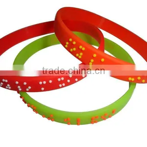 Charm Sweet Custom Bracelet Special Bracelets de Silicone Mini Colorful Bracelets for Women thumbnail-1