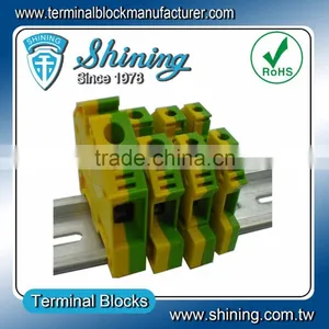 TF-G Series Euro Type Din Rail Mounted Ground Earth Terminal Block thumbnail-6