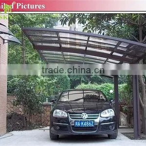 Modern Outdoor Aluminum Frame Sunshade Car Carport thumbnail-4