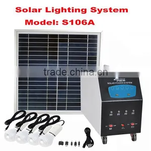 Portable 10W- 200W off Grid Solar Power System With Battery thumbnail-1