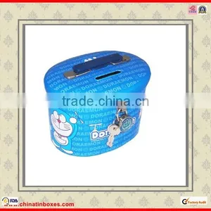 Handle and Lock Coin Metal Tins thumbnail-3