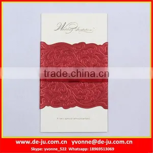 Laser Hollow Custom Invitation Card For Wedding thumbnail-1