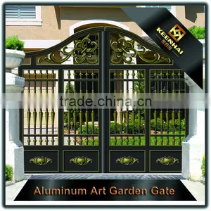 Modern Decorative Cast Aluminum Villa Outdoor Gate Design thumbnail-1