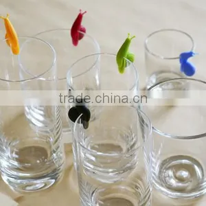 Funny FDA Food Grade Snail Shape Clip Silicone Tea Cup Tea Bag Holder/Glass Cup Markers in Stock thumbnail-5